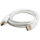 Кабель Extradigital DisplayPort - HDMI 2.0, 2m, 30 AWG, Gold, PVC